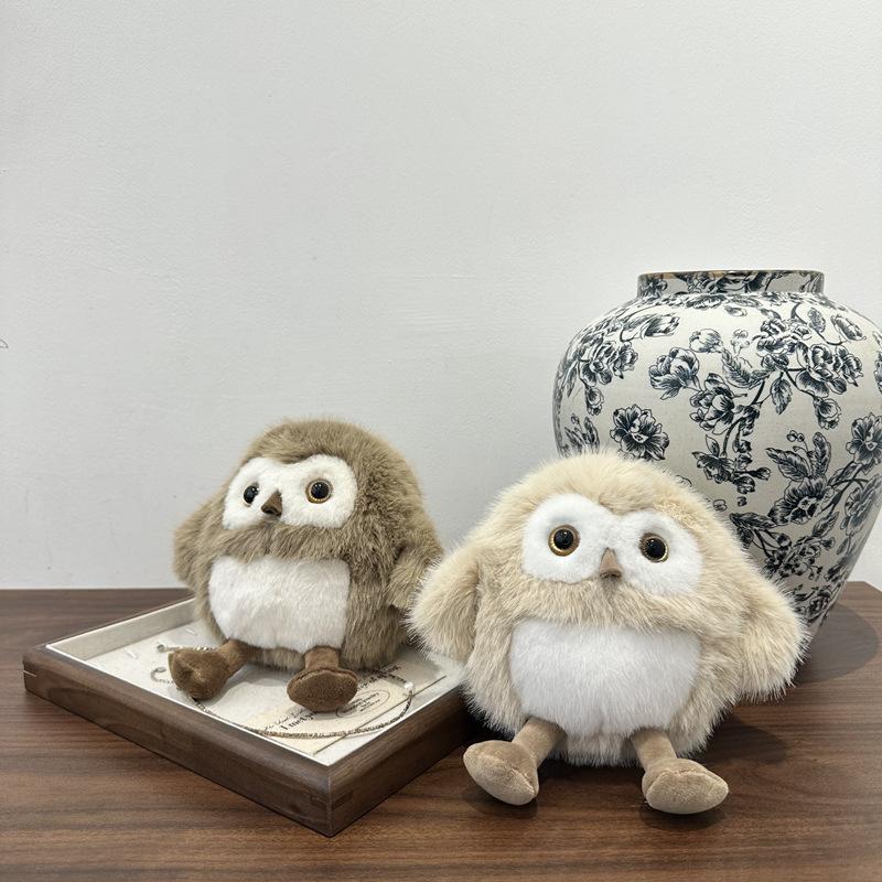 Cute Cute Little Owl Doll Plush Toy Bird Owl Doll Children Soothing Companion Doll