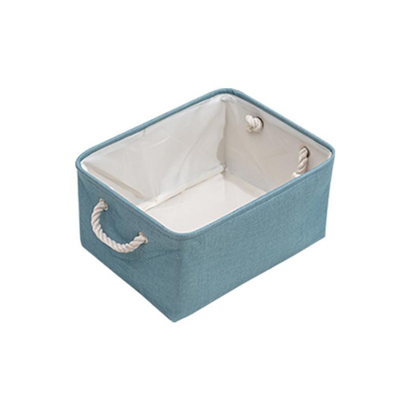 Linen Storage Basket With Thickened Fabric For Bedroom Organizing And Laundry Use