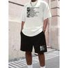 Trendy 2-Piece Set Short Sleeve T-Shirt and Shorts Urban Streetwear