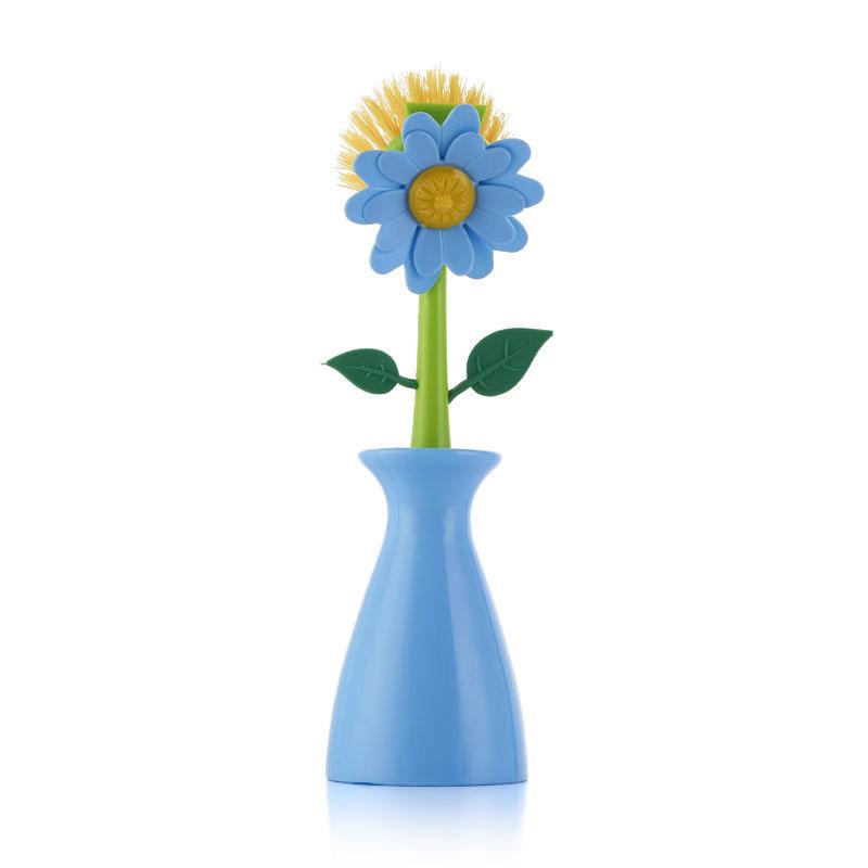 

Щітка для миття каструль Артефакт Щітка для миття каструль Щітка для миття каструль Щітка для каструль з довгою ручкою Кухонна щітка для чищення 25*7cm синій