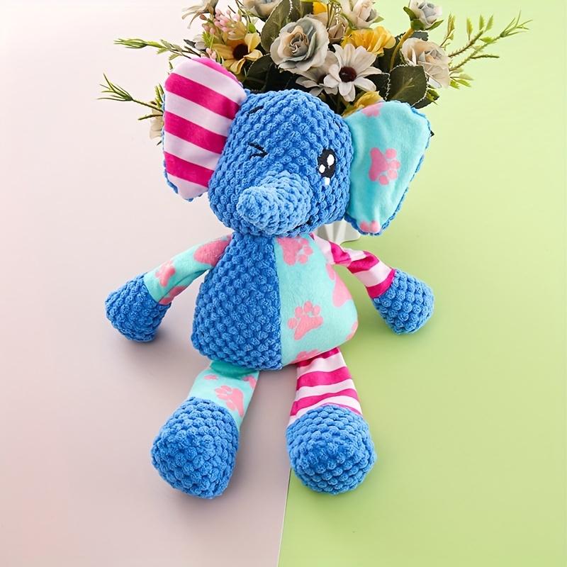 Pet Cute Fox Elephant Bite Resistant Plush Toy Is Fun and Interactive Suitable Indoor and Outdoor Use Teeth Cleaning Chew Toy