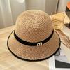 Summer Bucket Hats Cap For Women Double Layer Spring Fisherman Hat Outdoor Foldable Suncreen Beach Hat