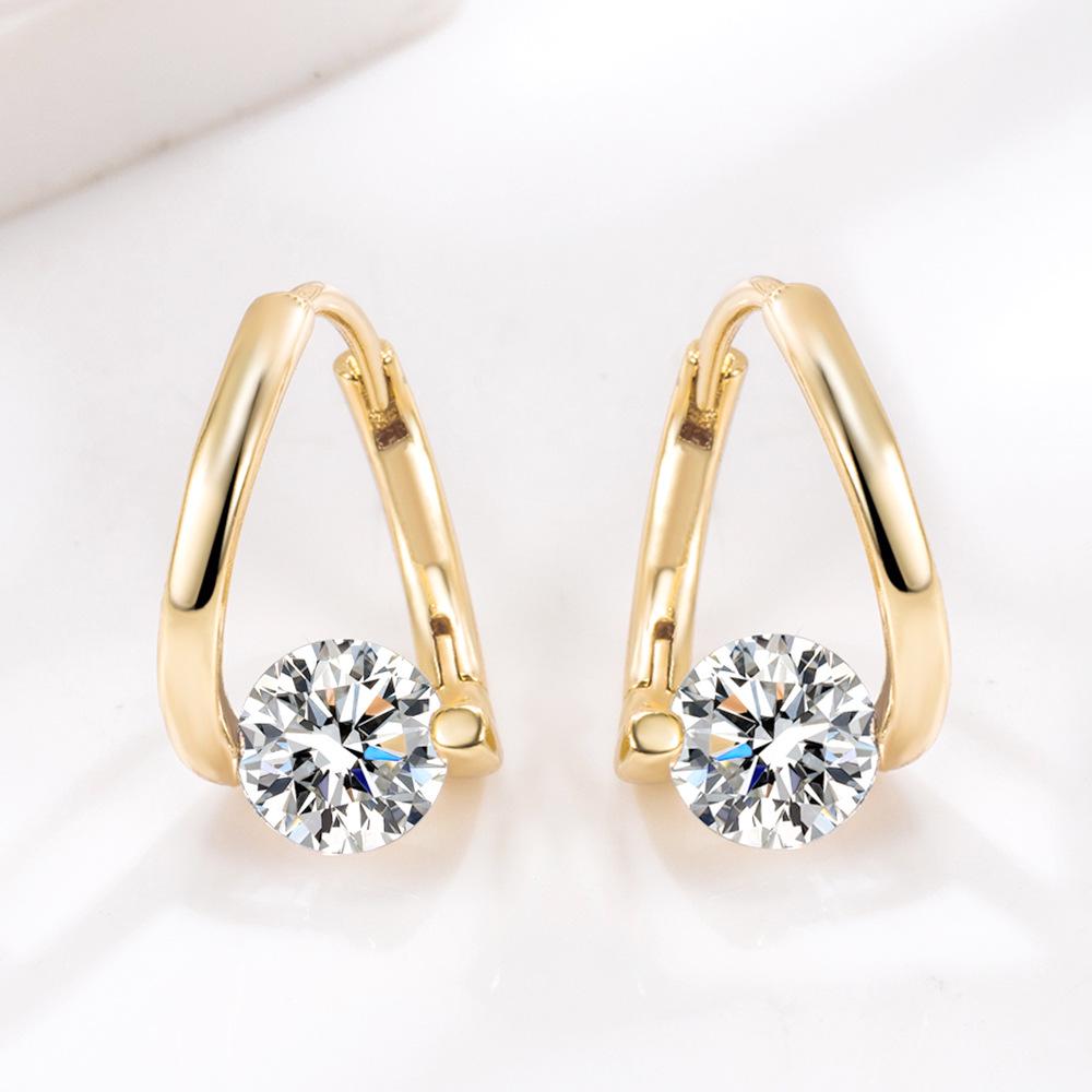 Elegant Korean Irregular High-End Luxury Earrings