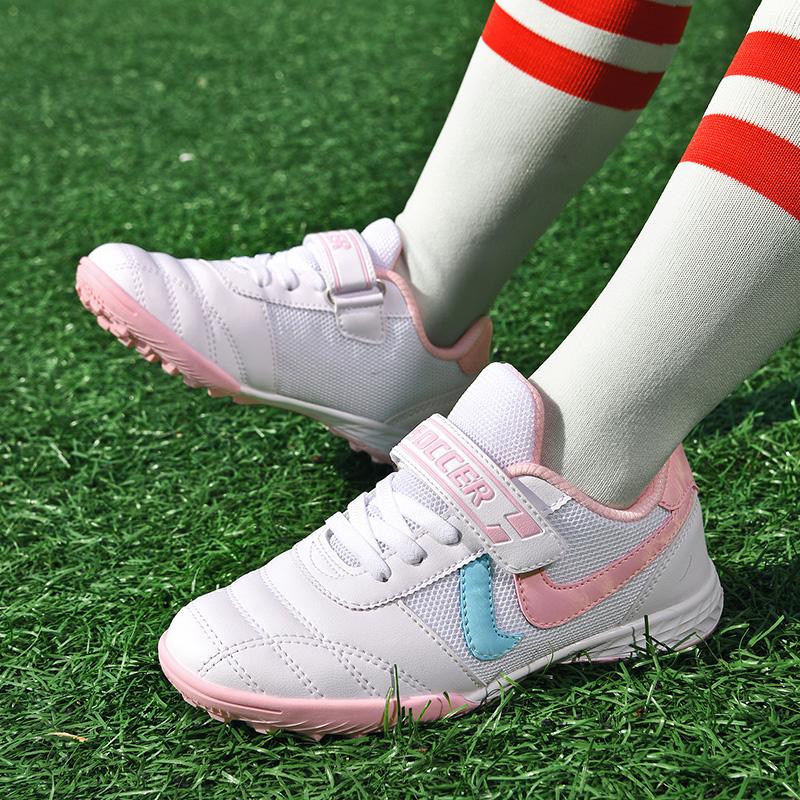 Professional Football Boots Kids Futsal Shoes Children's Non-slip Grass Training Cleats High Quality Sports Footwear  New