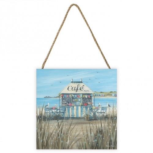Diane Demirci Beach Caf Wooden Block