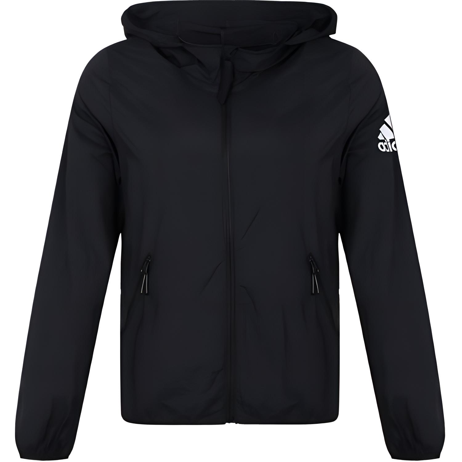 

Adidas однотонная модная удобная куртка с капюшоном женская куртка черная DY8632 M