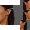 Alloy Geometric Earrings For Women With Punk Style For Spring Trend