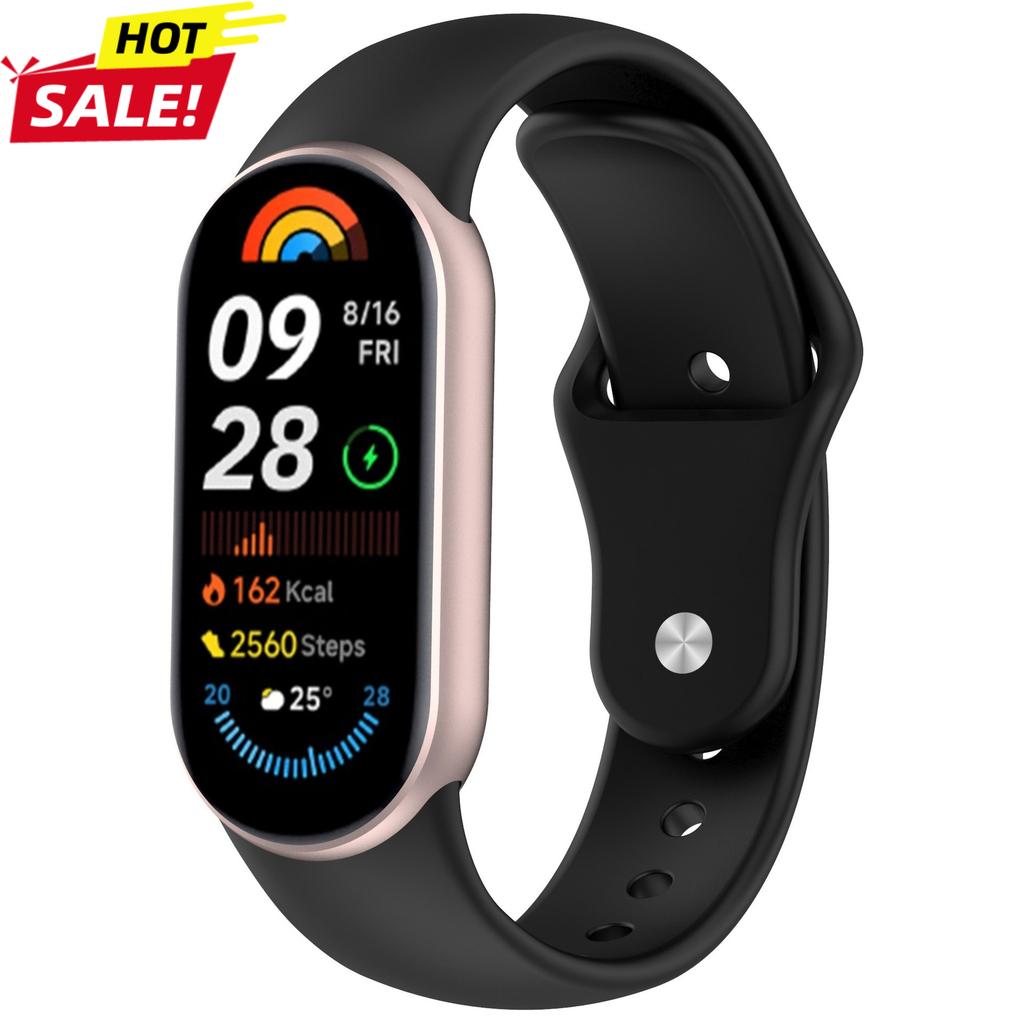 Silikonarmband für Xiaomi Mi Band 10 9 8 Sport Smartwatch Armband Band10 Band9 Band8 Armband Zubehör Band