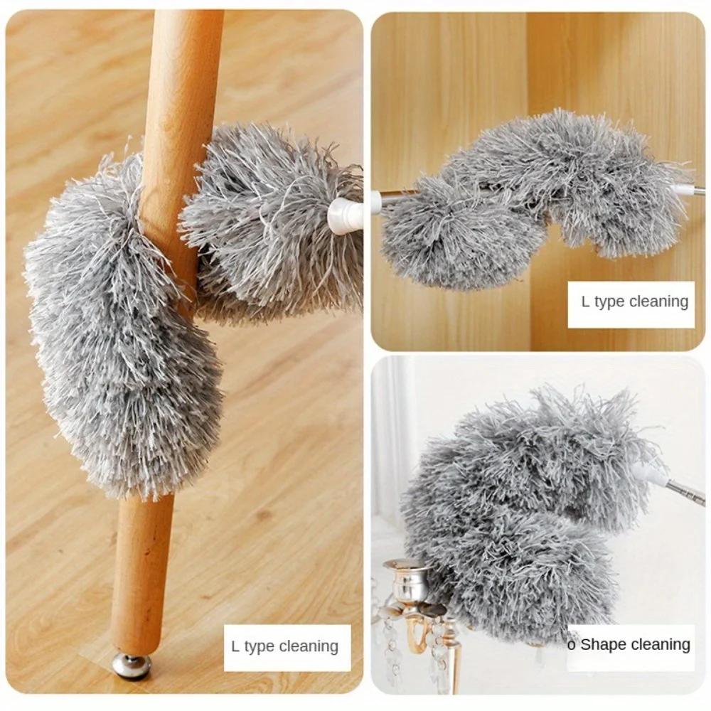 Chicken Feather Duster, Household Ultra Long Dust Remover, Household Cleaning and Sweeping Dust Duster, Extendable Pole