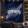 Wall Hanging Tapestry Dallas Cowboys Print Cloth for Living Room Bedroom Home Decor
