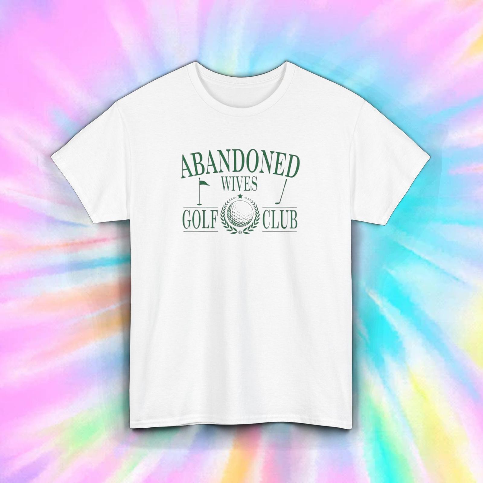Abandoned Wives Golf Club T-Shirt Funny Golf Lover Retro Gift S-5XL XXL