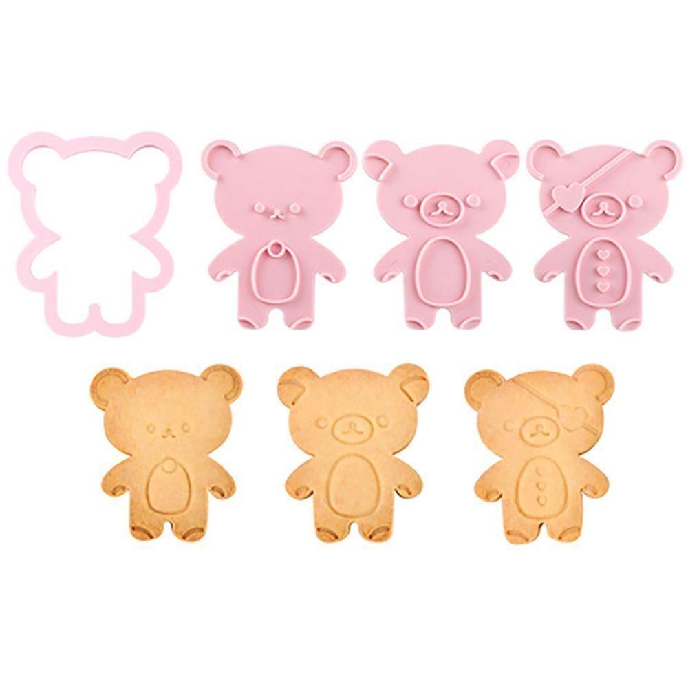 Baking Tool Biscuit Mold Kitchen Supplies Bear Cookie Mould New Bear Shape Dies