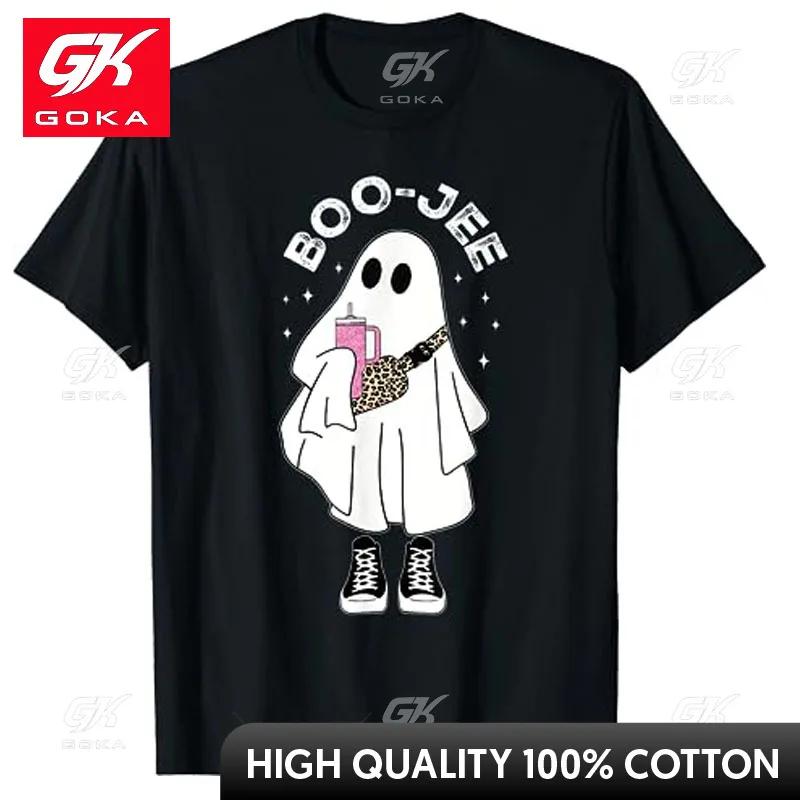 

Spooky Season Cute Ghost Halloween Costume Boujee BooJee TShirt Gifts Cute Ghost Lover Graphic Tee Tops Short Sleeve Blouses 4XL