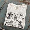 Cowboy Cat Shirt, Funny Western Cat Graphic Tee, Vintage Cowgirl T-Shirt, Retro 90s Ranch Kitten Shirt, Cat Lover Gift, Unisex Tee