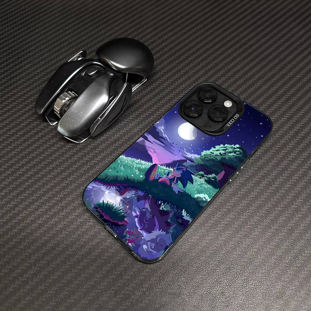 Japanese Anime S-sonicS Phone Case For IPhone 17 16 Plus Pro Max 15 14 13 12 11 Matte Colorful Covers