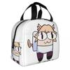 Custom Funny Neco Arc Lunch Bag Men Women Cooler Warm Insulated Lunch Box for Student School Thermal Bags lunchbag