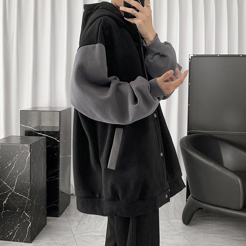 Anzn Štýlová ležérna pánska mikina s kapucňou na zips, bunda, kardigán, kabát, mikina, Móda, Unisex, Veľkosti, Jar, Jeseň,