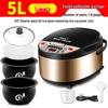 Multifunctional Intelligent Rice Cooker: Large Capacity, Fully Automatic for 1-8 People, with Timing and Porridge/Soup Functions.