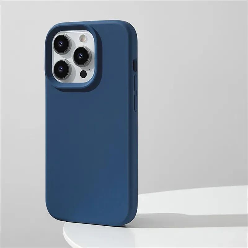 Silicone Case For iPhone 16/iPhone 16 Pro/iPhone 16 Plus/iPhone 16 Pro Max Phone Bumper Shockproof Soft Cover