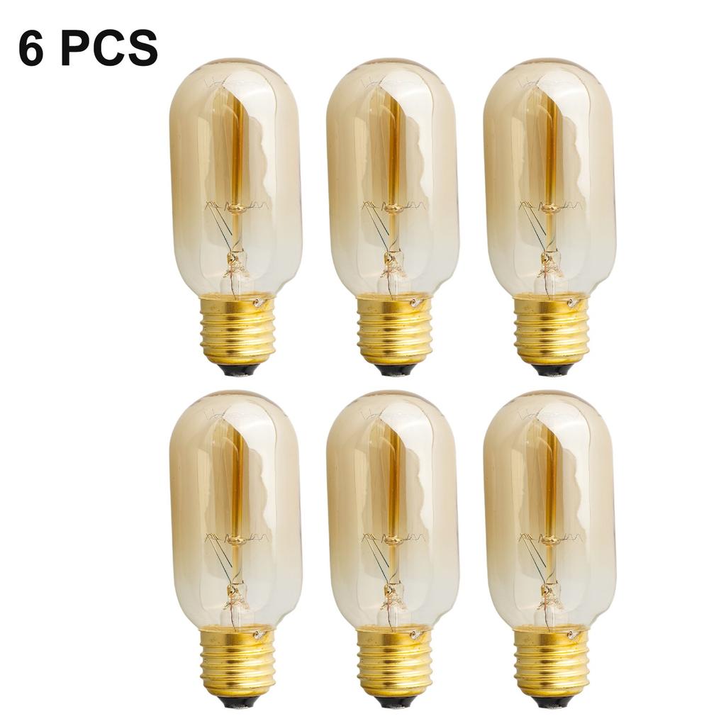 Lighting Bulbs Accessory 6Pcs E27 Vintage Industrial Edison Decoration