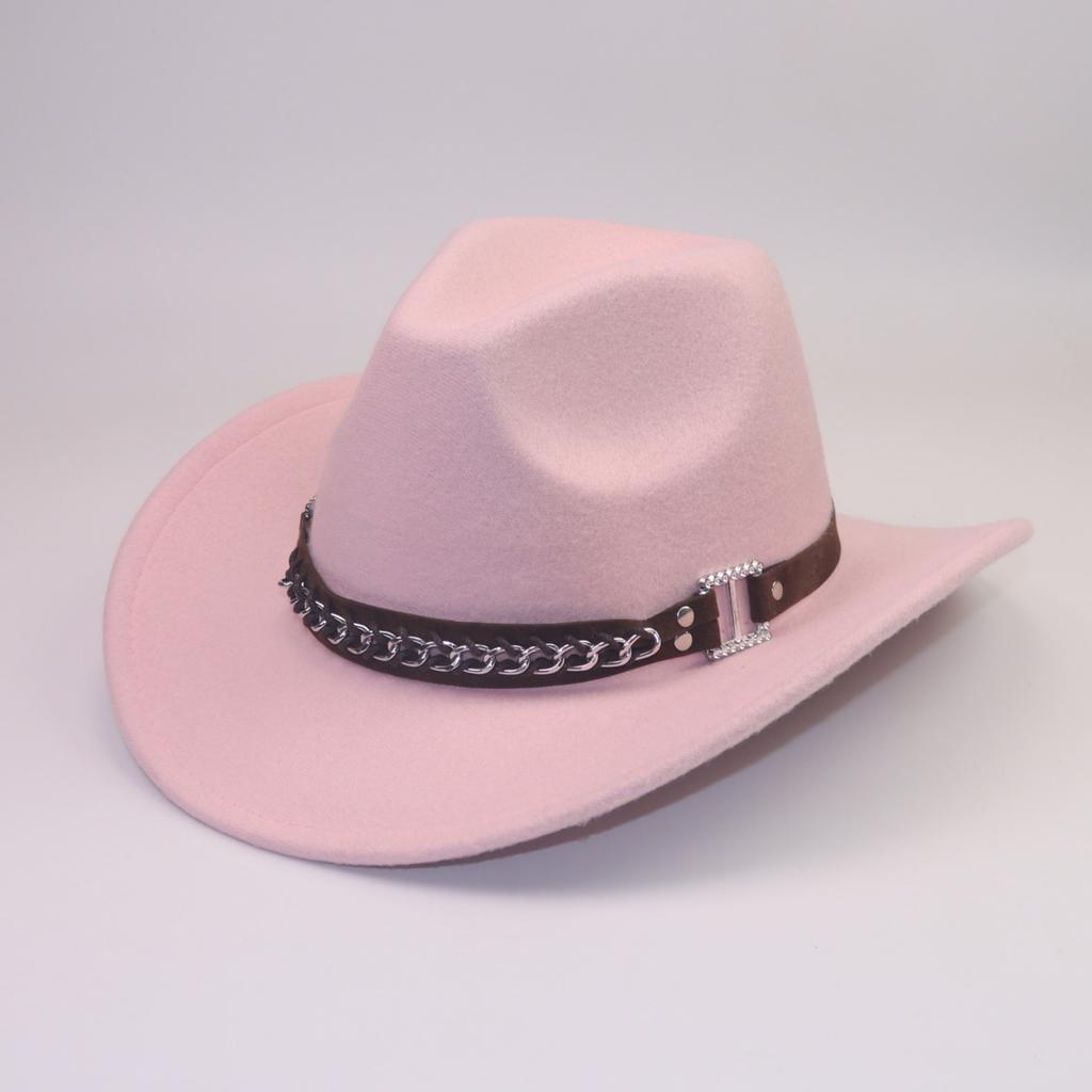 Ethnic topper hat Western cowboy new hat cowboy hat felt hat jazz hat big brim casual Panama