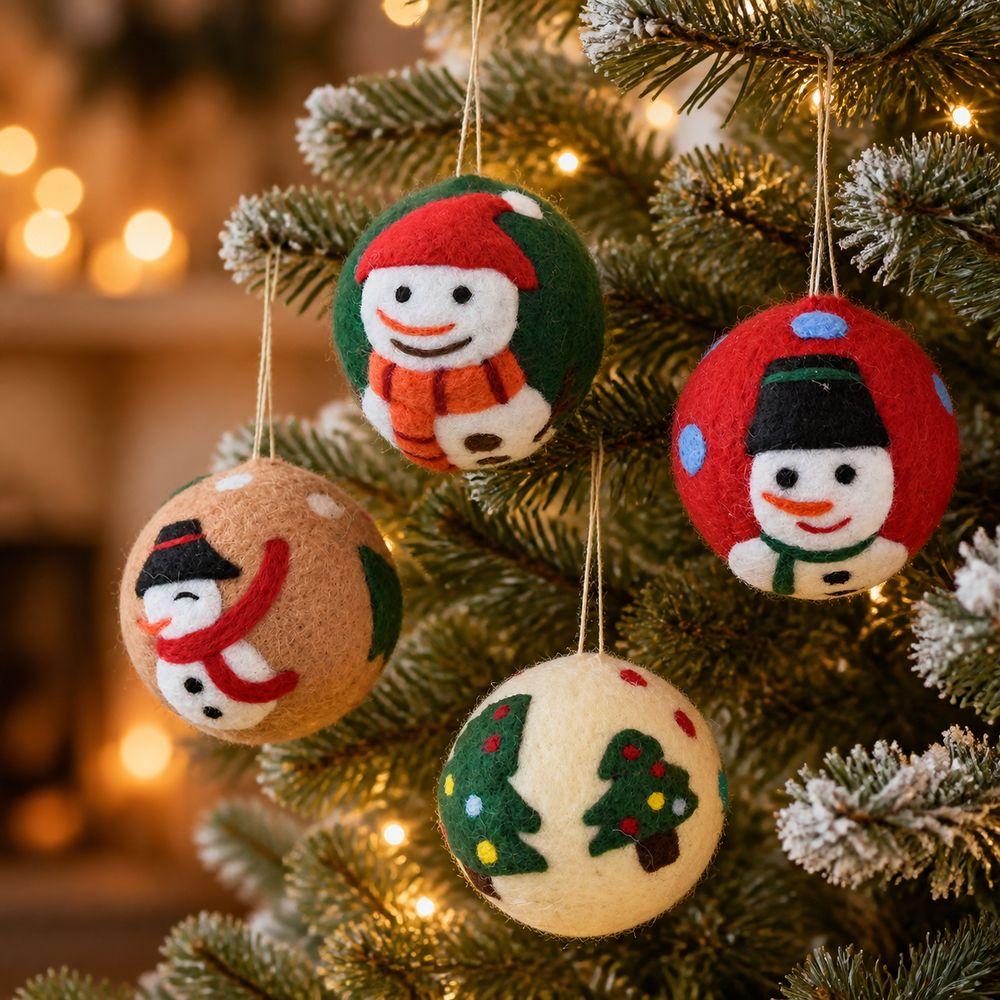 Handmade Felt Ornaments Wool Felt Hanging Ornaments New Christmas Ornaments Christmas Tree Decor