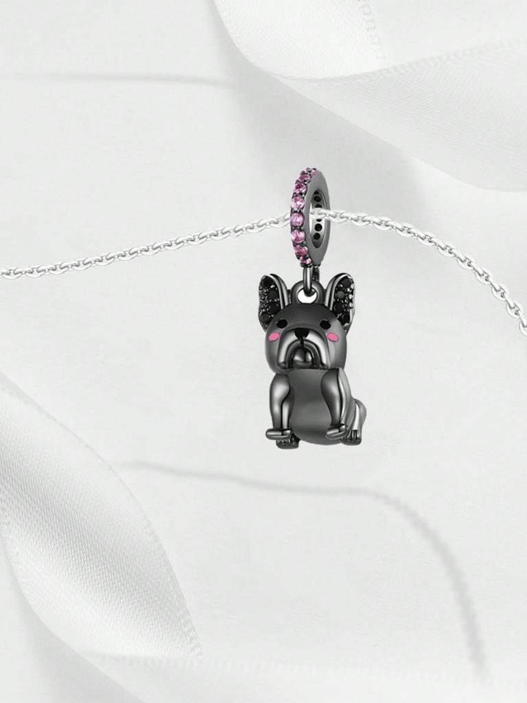 Charms Plata Cute Animals: Kittens Puppies Beads Charm Copper Plated Fit Charms Original Bracelet For Jewelry Making Diy Charm