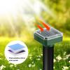 Solar Maulwurfschreck Garten Solarbetrieben Ultraschall Wühlmausschreck Wasserdicht Wühlmaus Vibrationsstab Außen Tierabwehr Pfahl für Nagetiere