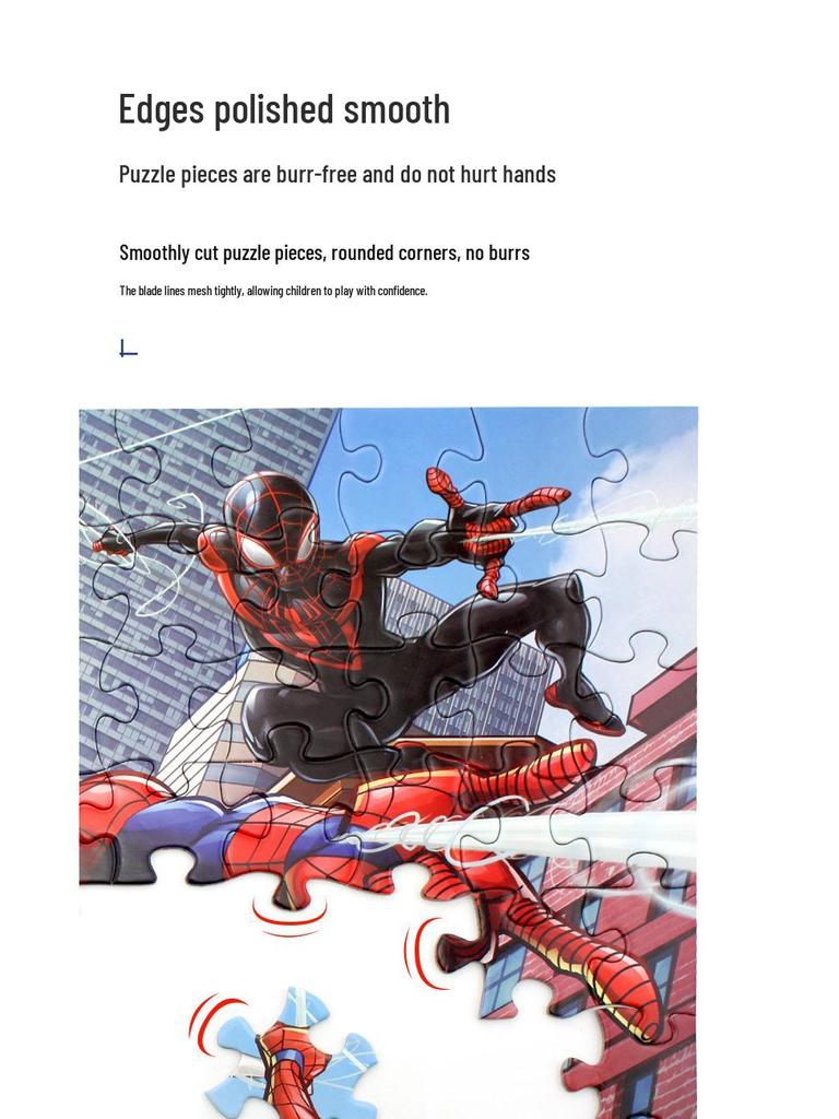 Paw Patrol & Spiderman Ice Princess 100-Piece Children's Puzzle Educational Toy