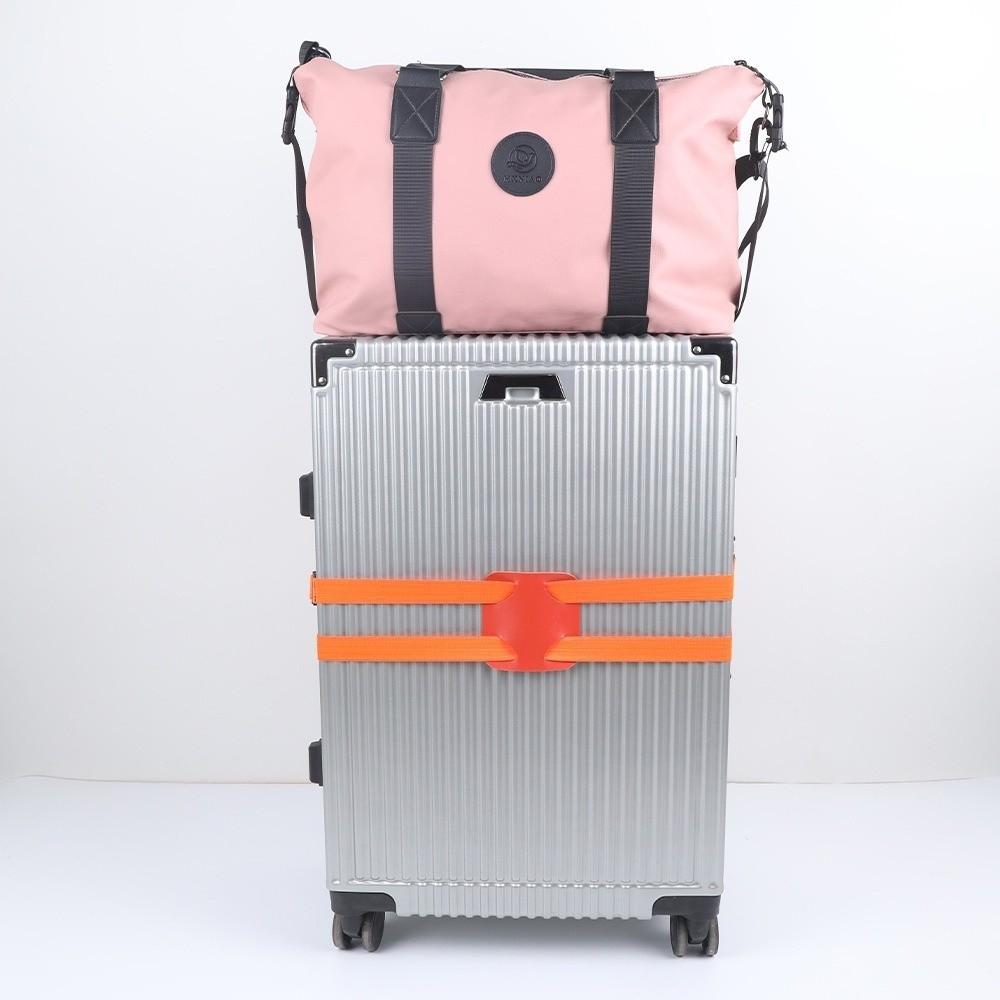 Multifunctional Luggage Belt Cross Packing Elastic Cord Luggage Bag Fixing Belt Protect Tie Crossed Travel Luggage Strap оранжевый