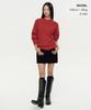 MUSINSA STANDARD WOMAN Women'S Boucle Relaxed Crew Neck Knit [Red]