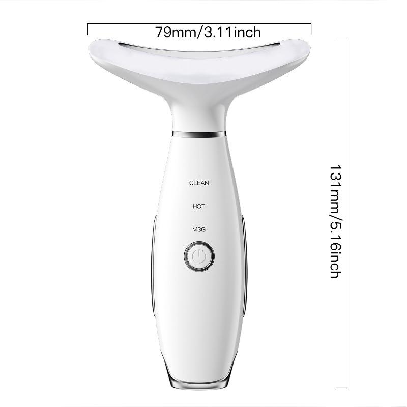 Color Light Neck Massager To Remove Neck Lines, Small Dolphin Beauty Instrument, Micro-current Household Neck Rejuvenation Instrument, Neck Care