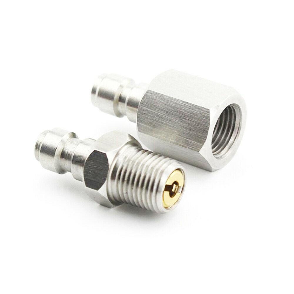 1/8 NPT Quick Disconnect 8mm Male Coupler Plug Fitting PCP Fill Nipple