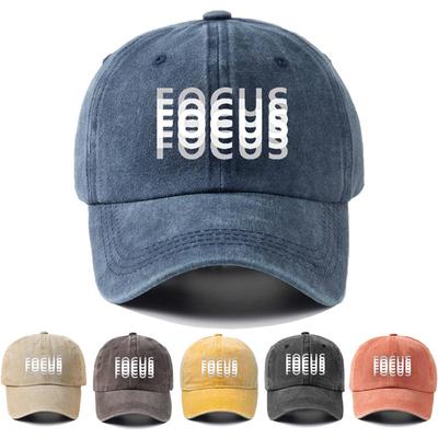 Focus Unisex Baseball Cap - Summer & Spring Sun Protection, Washable, Fashionable Outdoor Hat For Men & Women
