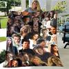 The Vampire Diaries Damon Salvatore Decken warme Flanelldecken Picknickdecke Heimreise Decke Bettwäsche Geburtstagsgeschenk