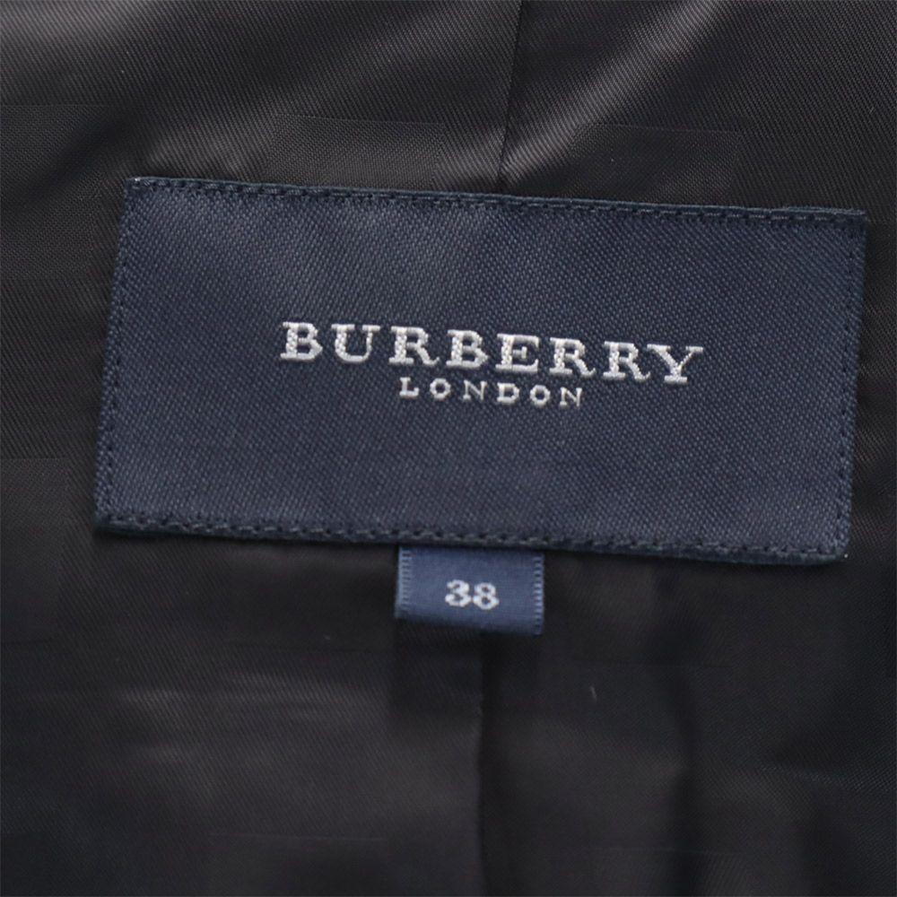 BURBERRY Sanyo Shokai Made in Japan wool tailored jacket 38 black Women Used