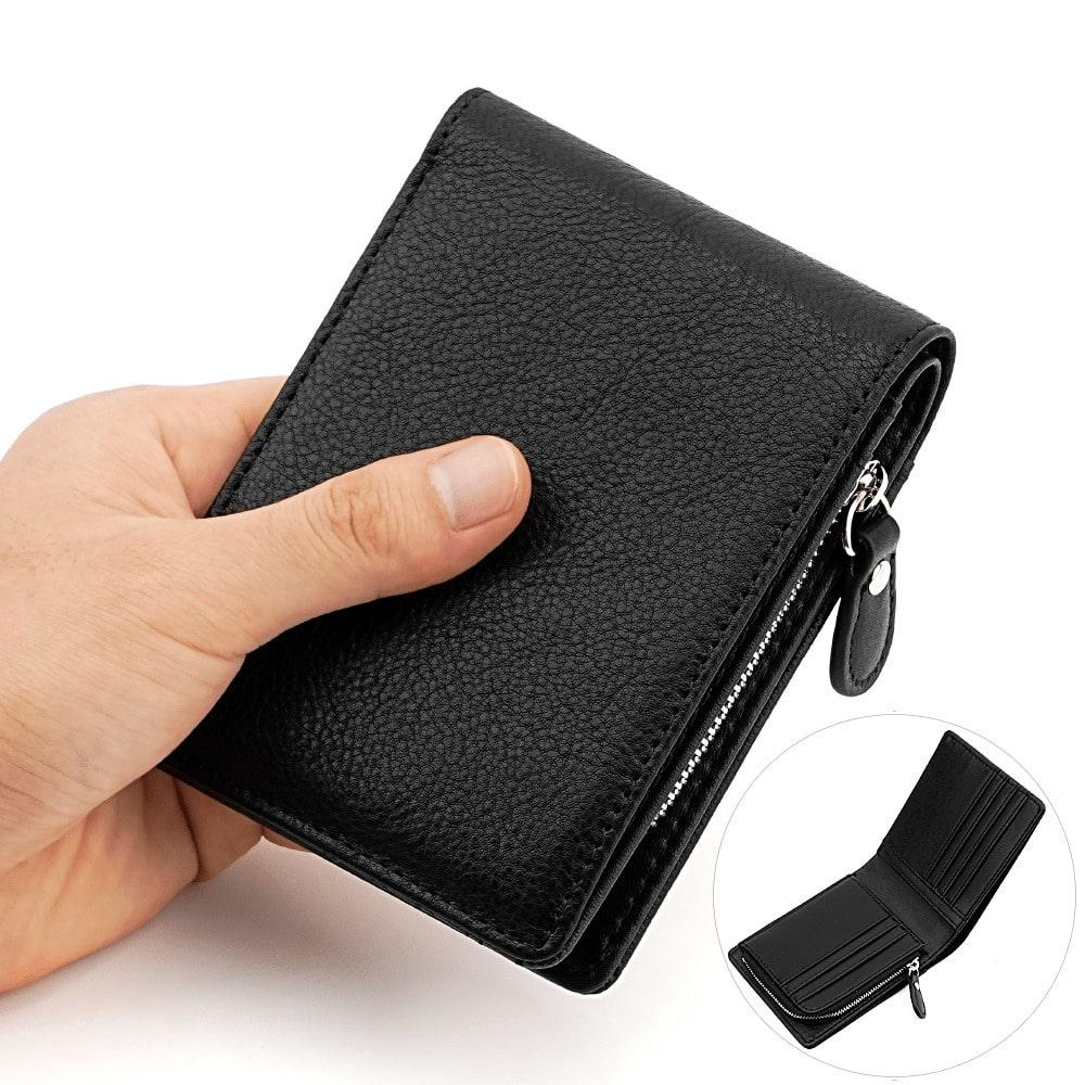 New Japanese high-end men's short card bag wallet