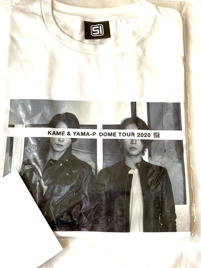 

Johnny&Associates. [Kame and Yamapi] T-shirt SI FRAGMENT × GOD SELECTION XXX Collaboration Dome Tour 2020 Kazuya Kamenashi Tomohisa Yamashita