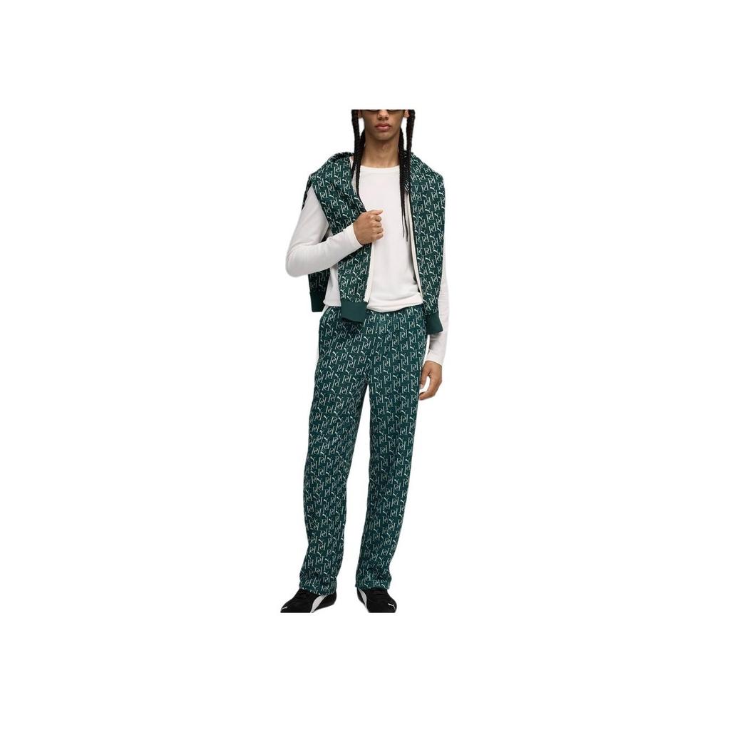 Puma T7 Aop Relaxed Logo Print Knit Joggers Men Joggers 634547-75