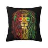 Custom Jamaican Rasta Flag Pillow Covers Home Decorative Fashion Jamaica Pride Chair Cushion Square Pillowcase