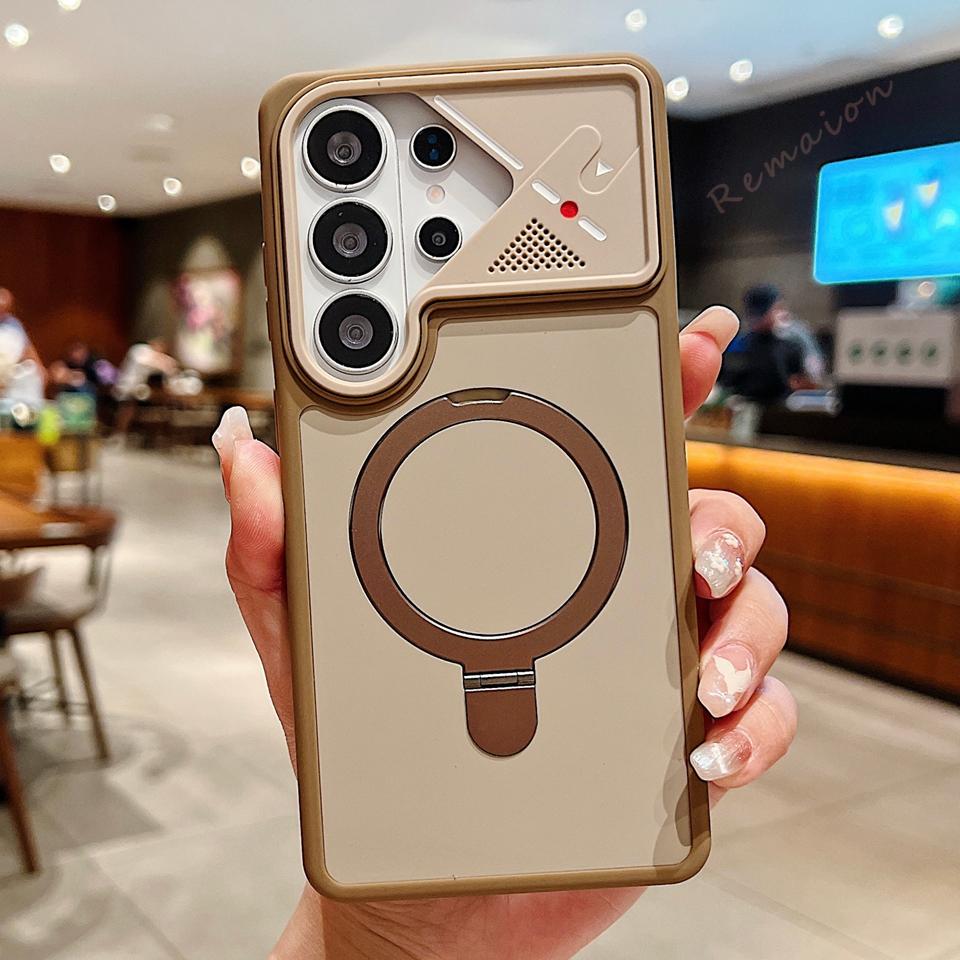 Matte Magnetic Phone Case for Samsung Galaxy S26 Ultra S26 Plus S26Ultra Official Len Camera Protector Cover
