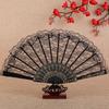 Retro Sexy Lace Fan Summer Dance Performance Pography Po Props Portable Folding Hand Fan Decorative Fan Chinese Dance Fan
