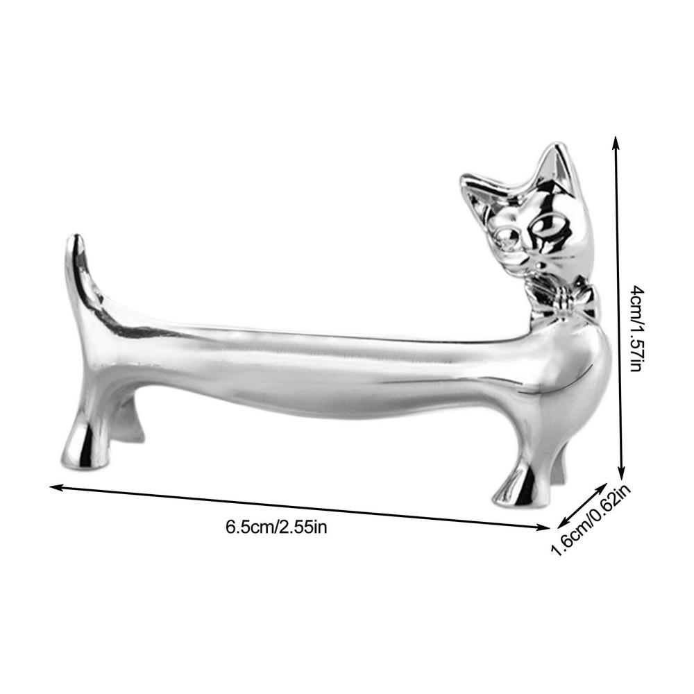 Chopstick Rest Animal Fork Holder For Kitchen Zinc Alloy Chopstick Display Rack Tableware Rest Dinner Spoon Stand For Home Party