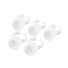 100pcs Disposable Glue Ring Pallet Holder for Eyelash Extension White Plastic Glue Pallet Tatt