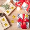500PCS Gold Star Stickers Wedding Holiday Birthday Party Gift Box Sealing Sticker Envelope Invitation Letter Sticker Decorative