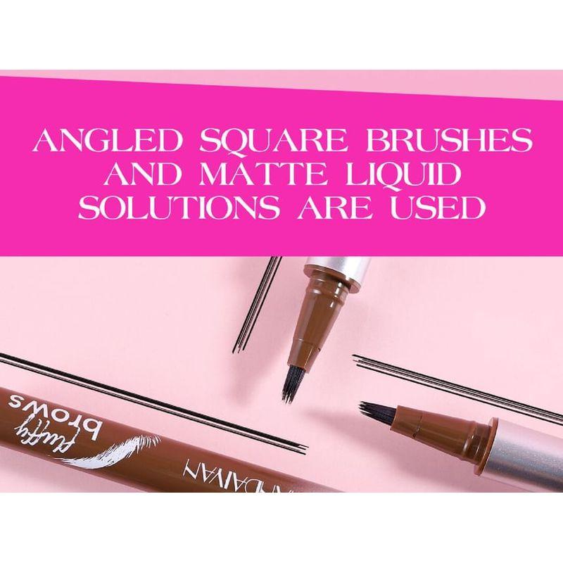 HANDAIYAN - Wild Waterproof Liquid Brow Pen - 5 Colors