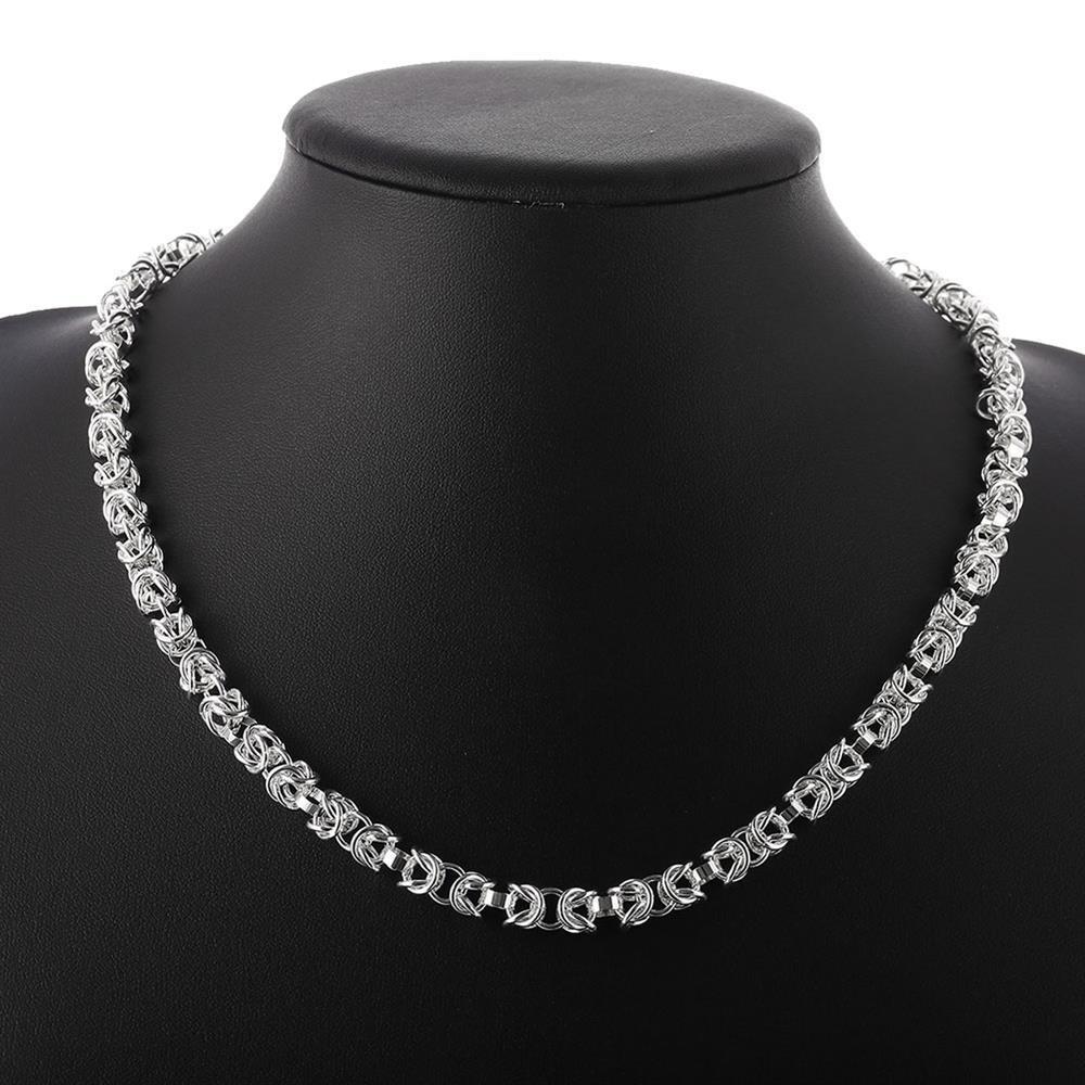 Collier classique en argent Sterling s925, 7mm, breloques fines, bijoux de luxe à la mode, cadeaux de fête de mariage et de noël