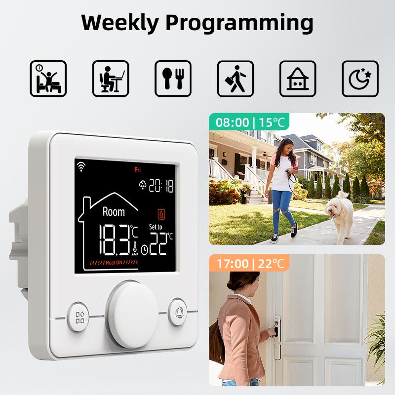 EZAIOT tuya smart home thermostat water electric floor heating gas boiler WiFi temperature remote controller with google alexa Fuel Injectors 6