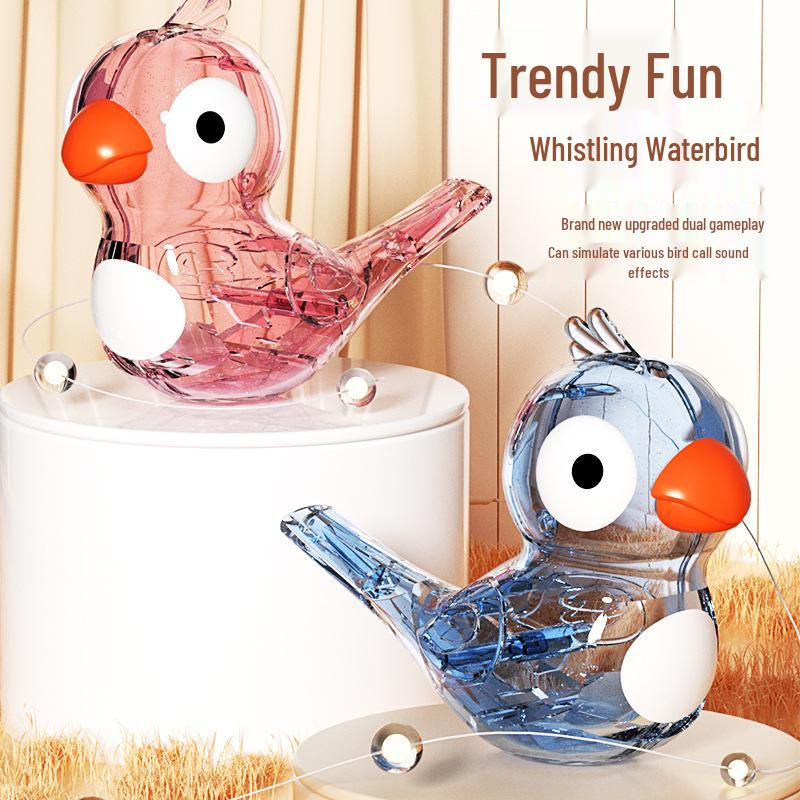 

Transparent Water Bird Whistle Toy for Children s Pronunciation Training