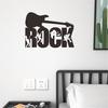 Self-adhesive Wall Sticker Minimalist Design PVC Music Guitar Wall Decal